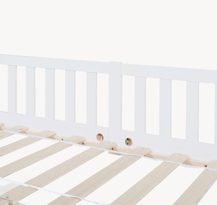 Produktbild En.Casa Kinderbett Tanna 120x200 cm Weiss (120 x 200 cm)