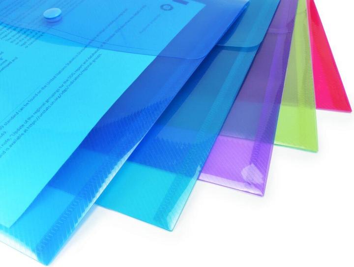 Produktbild Rapesco Dokumentenmappe A4+, assortierte Farben, 10 Stück, Typ (A4+, 10x)