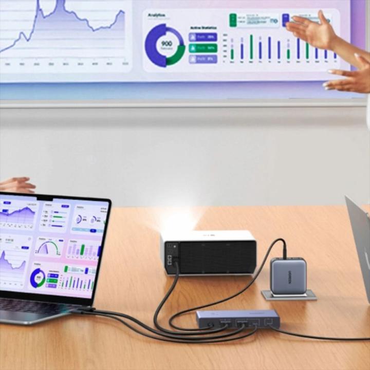 Produktbild Ugreen Przełącznik Switch KVM CM731 2w1 USB-C + HDMI