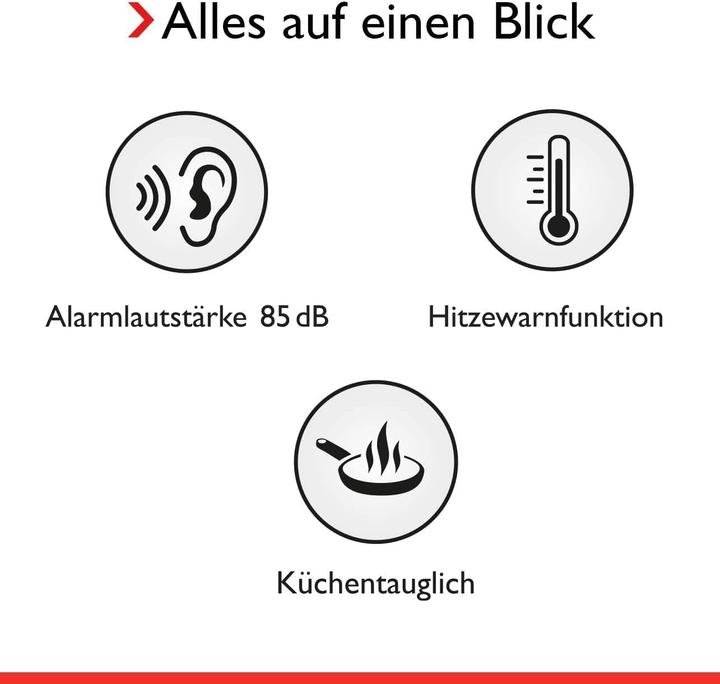 Produktbild Pyrexx PX-1 Rauchmelder V3-Q Holzoptik dunkel