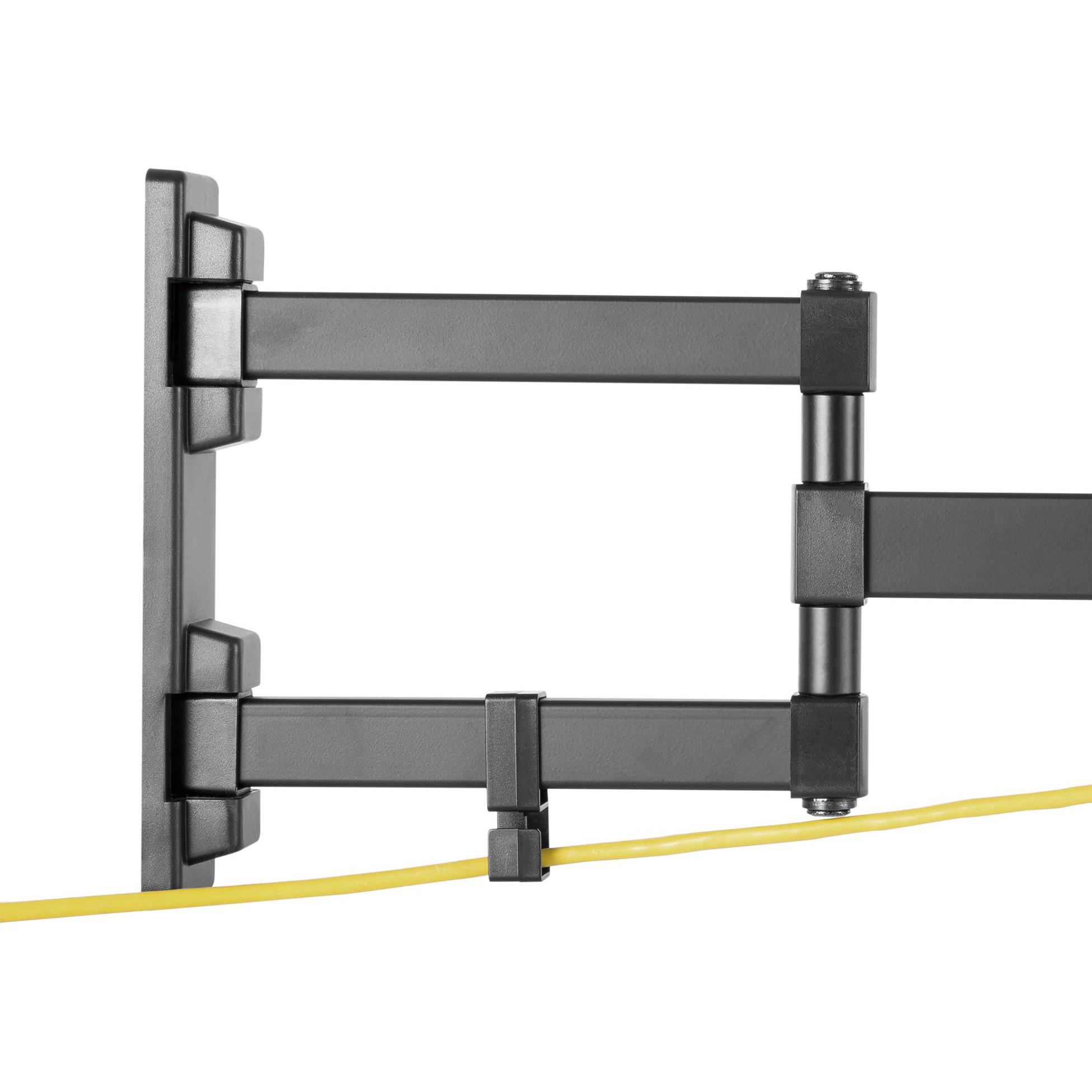 Manhattan Universal TV-Wandhalterung, neig- und schwenkbar (Wand, 27.01", 20 kg), TV Wandhalterung, Schwarz