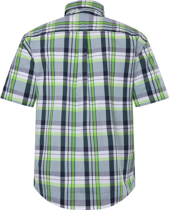 Produktbild JP1880 Karohemd, Halbarm, Buttondown-Kragen, Modern Fit (8XL)