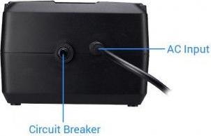Actual product image Fortron NanoFit 600 (600 VA, 180 W, Standby UPS)