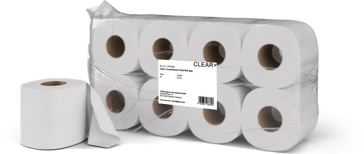 Clear+ by CWS Rouleaux de papier toilette standard (64 pcs)