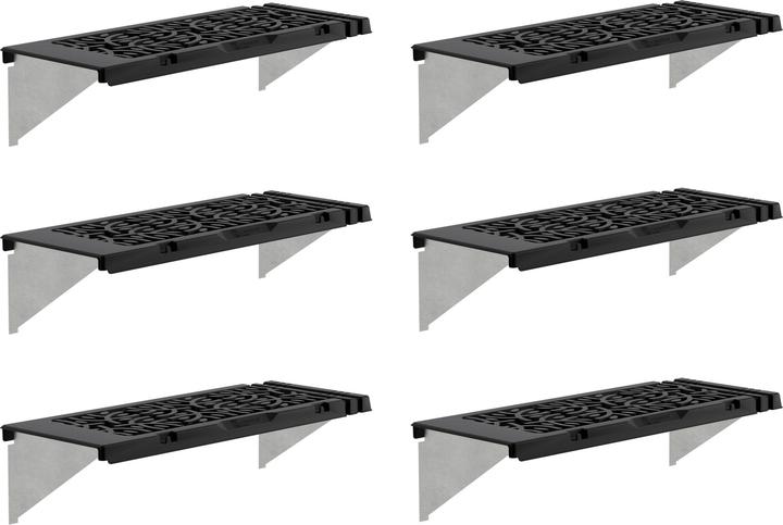 Palram Gewächshaus Regalset 26x65cm Grau