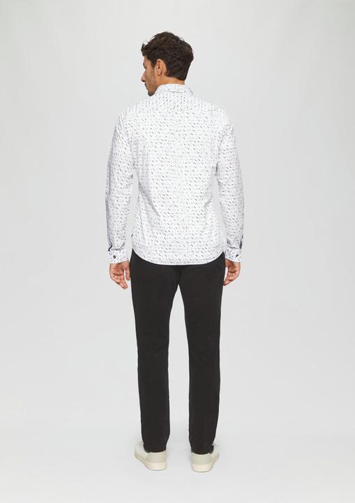 Immagine prodotto S.Oliver Hemd Slim Fit: Gemustertes Hemd aus Popelin (XL)