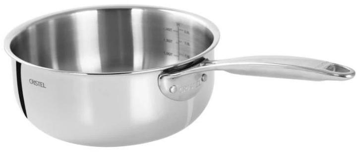 Immagine prodotto Cristel Casseruola Castel'Pro 14 cm (14 cm, Casseruola con manico, Alluminio, Acciaio inossidabile)