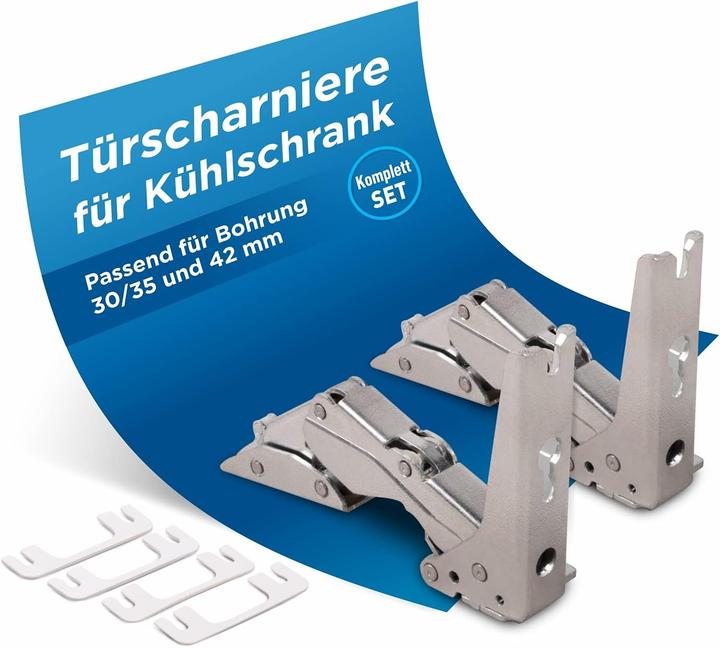 Actual product image Vioks Türscharnier-Set für AEG und Küppersbusch Kühlschranke