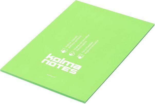 Produktbild Kolma Haftnotizen Notes A6 statisch haftend grün (105 x 148 mm)