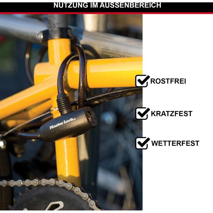 Actual product image Master Lock Spiral lock 8126EURDPRO (180 cm)