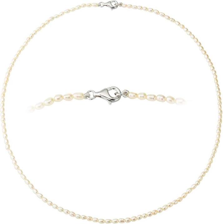 Produktbild Bijouteria Perlen-Halskette (Silber 925, Süsswasserperle, 50 cm)