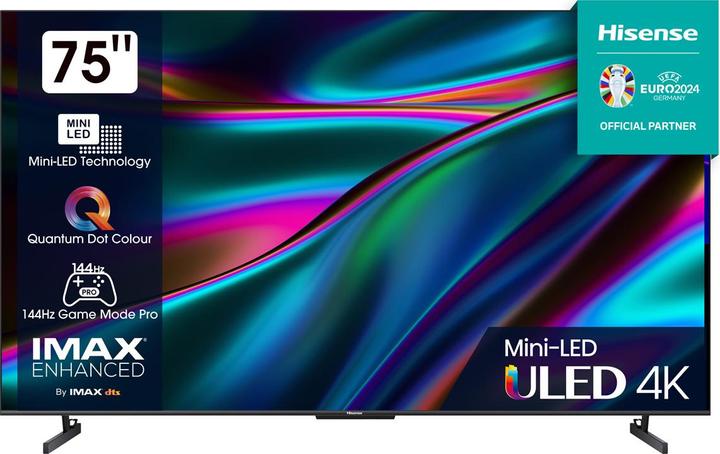 Produktbild Hisense TV 75U7KQ (75", U7K, Mini-LED, 4K, 2023)