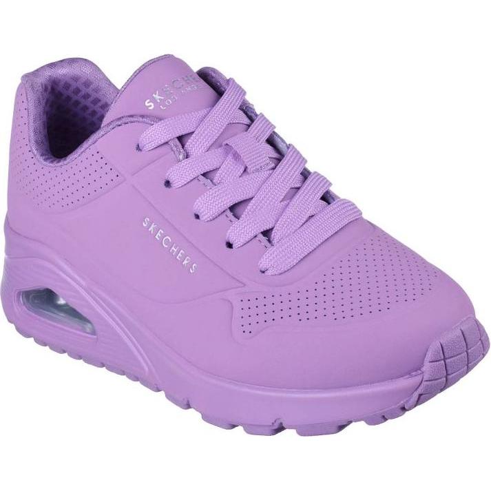 Skechers, Bambini, Sneaker, Uno Gen1 Neon Glow Jr Schuhe, Viola, (28.5)