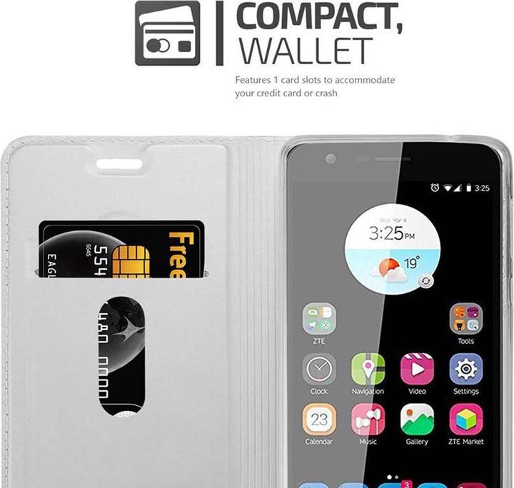 Actual product image Cadorabo Book Classy Style Cover (ZTE Blade V8)