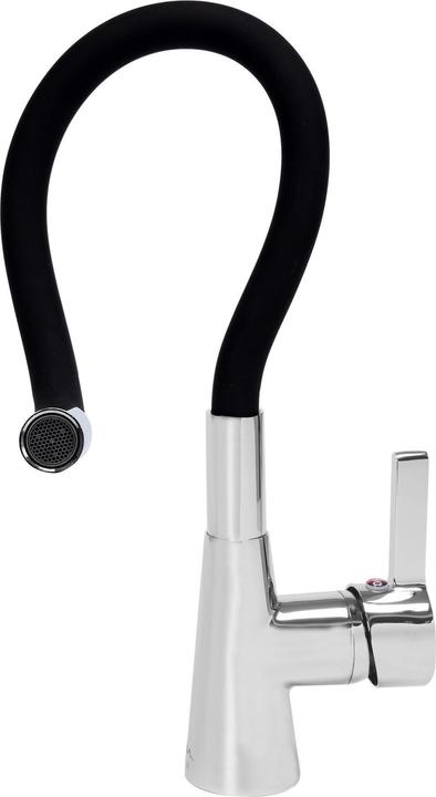 Produktbild Fala Spültisch Einhebel Küchenarmatur flexibel in weiss Wasserhahn