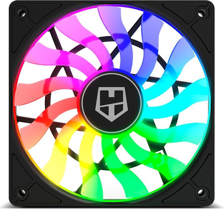 Produktbild Nox SLIM FAN Computergehäuse Ventilator 12 cm Durchscheinend 1 Stück(e) (120 mm, 1 x)