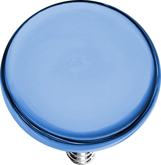 Produktbild Star Piercing Dermal Anchor Scheibe dunkelblau (Chirurgenstahl 316L)