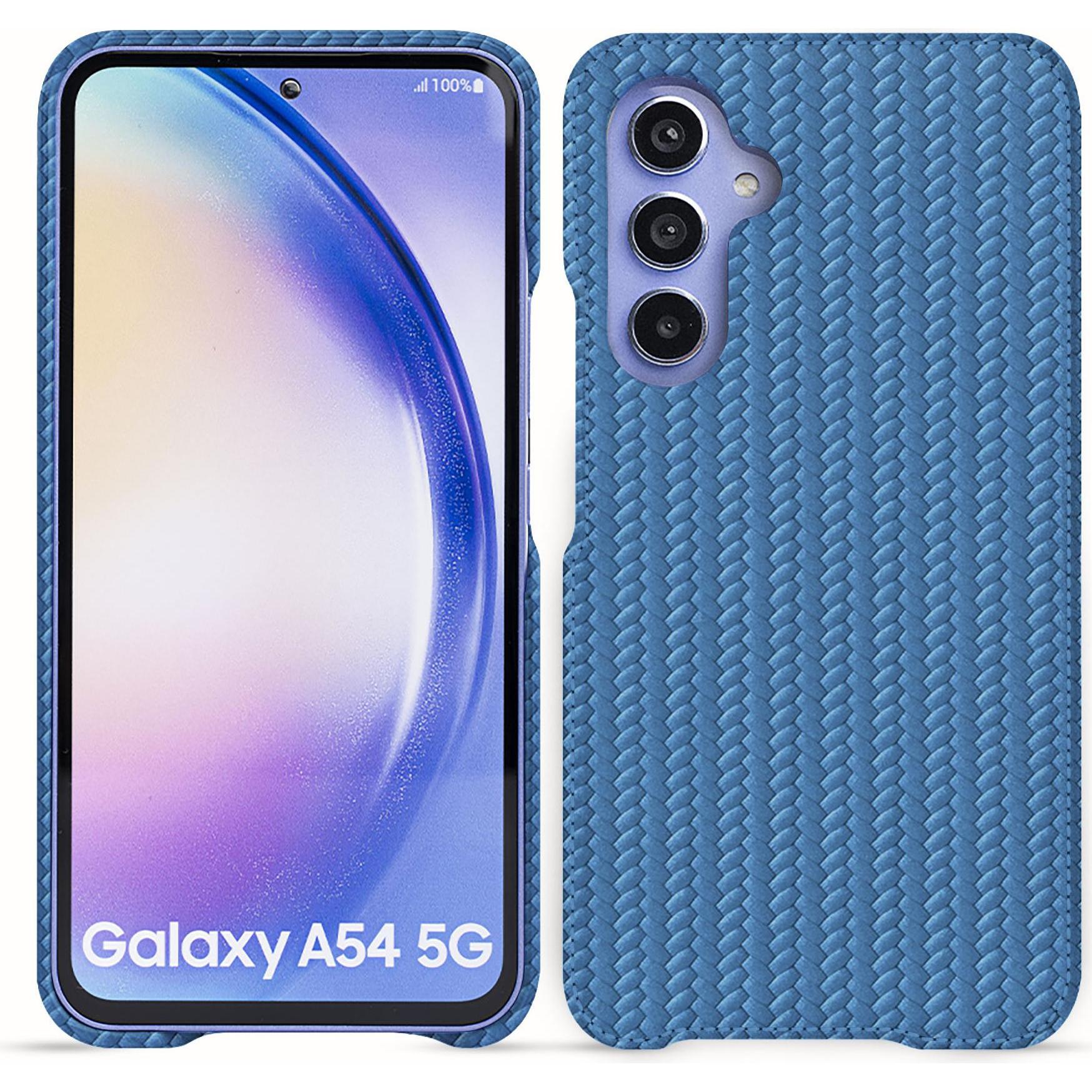 Thumbnail - Noreve Lederschutzhülle (Samsung Galaxy A54 5G), Smartphone Hülle, Blau