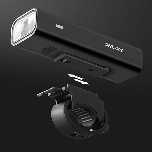 Productafbeelding Wozinsky WSBLB2 USB-C Fahrradlicht-Set vorne (400 lm) und hinten, Schwarz (400 lm)