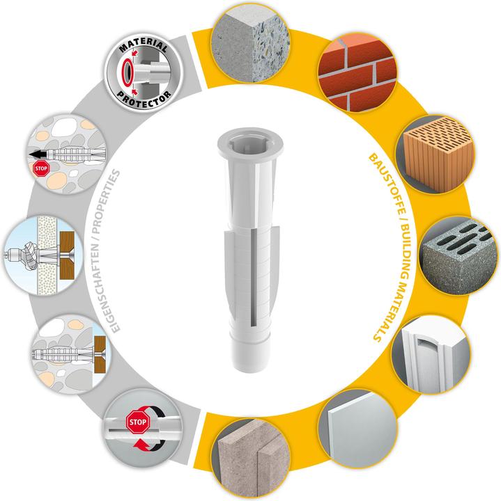 Actual product image Tox All-purpose dowel (10 pcs.)