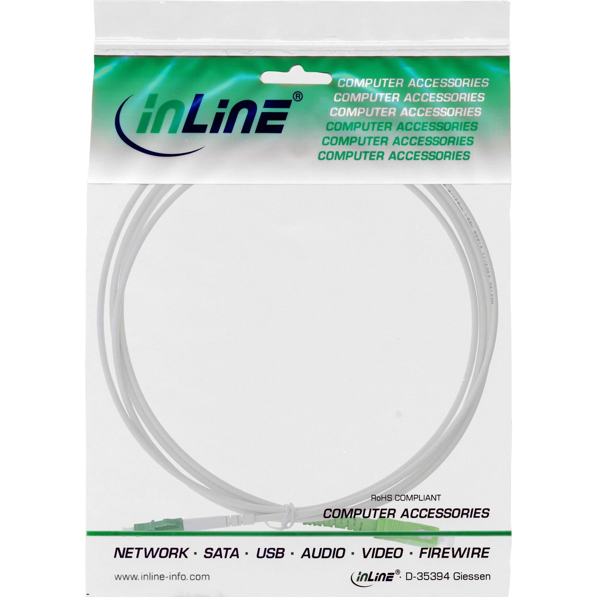 Thumbnail - InLine LWL Simplex Kabel (CAT6, 1 m), Netzwerkkabel
