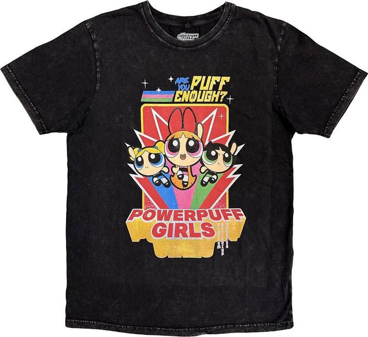 Produktbild The Powerpuff Girls Are You Puff Enough? TShirt Steinwaschen (S)