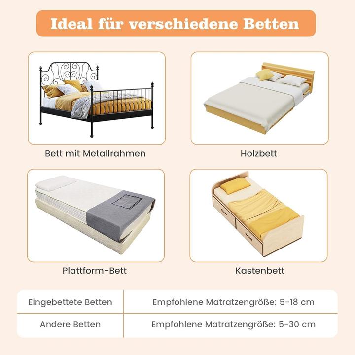 Produktbild Costway Klappbares Bettgitter