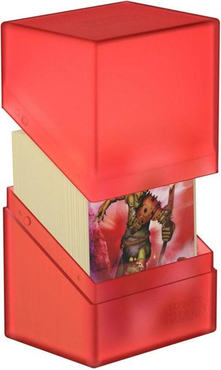 Productafbeelding Ultimate Guard UGD010685 - Boulder Kaartendoos - 80+ kaarten, standaard formaat, robijn