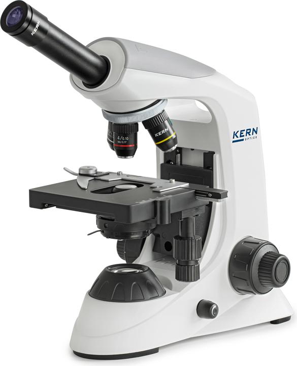 Kern OBE 121 transmitted light microscope monocular 400 x transmitted light