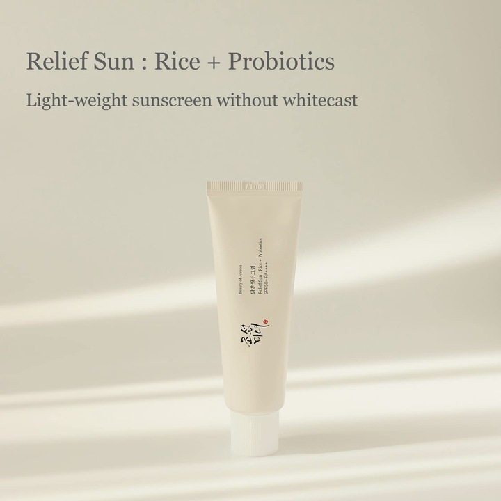 Actual product image Beauty of Joseon Relief Sun Rice Probiotics (Sun cream face, SPF 50+, 50 ml)