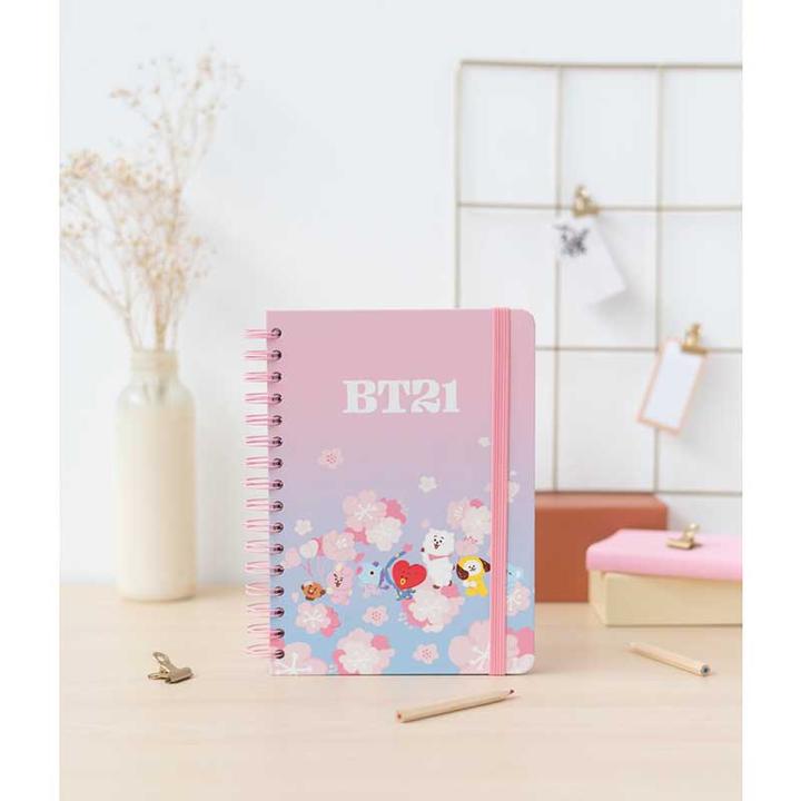Image du produit BT21 Line Friends - A5 notebook (A5, Pointillés, Couverture rigide)