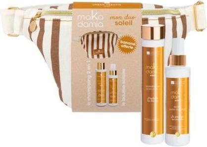 Produktbild Urban Keratin Uk Macadamia Soleil Shampoo + Balm + Banana Bag (Flüssiges Shampoo)