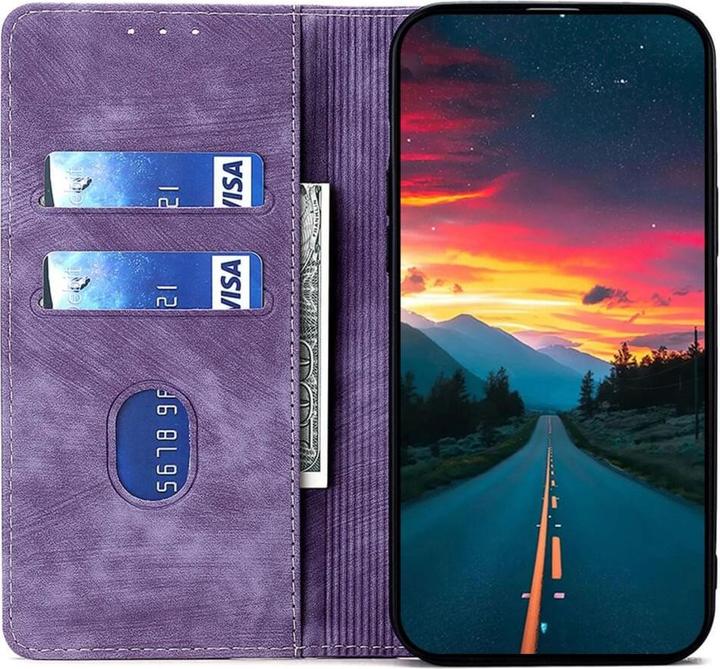Produktbild Cover-Discount iPhone 15 Pro Max - Hülle mit RFID Blocker violett (Apple iPhone 15 Pro Max)