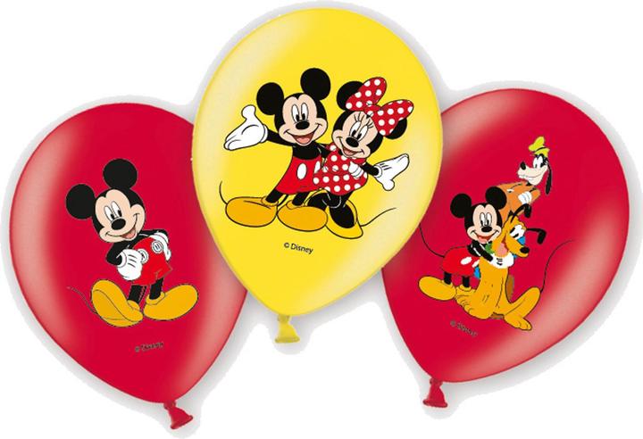 Produktbild Amscan Ballone Mickey Mouse farbig (6x)