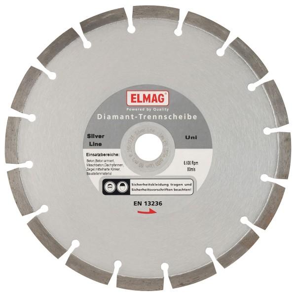 Elmag, Lama, - Diamantscheibe 115 mm SILVER LINE - UNI Bohrung: 22,2 mm