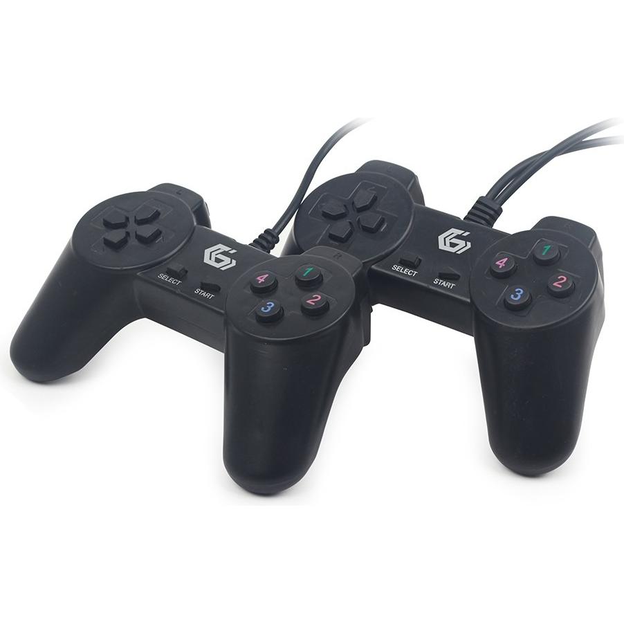 Gembird JPD-UB-01 (PC), Gaming Controller, Schwarz
