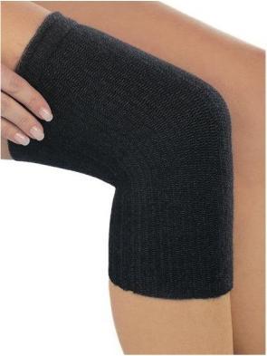 Produktbild 305/75 Kniewärmer M tri-elastisch mit Rutschbremse schwarz 25% Angora