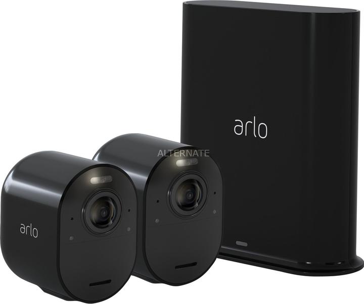 Produktbild Arlo Ultra 2 Spotlight Kamera, 2er Set (3840 x 2160 Pixels)