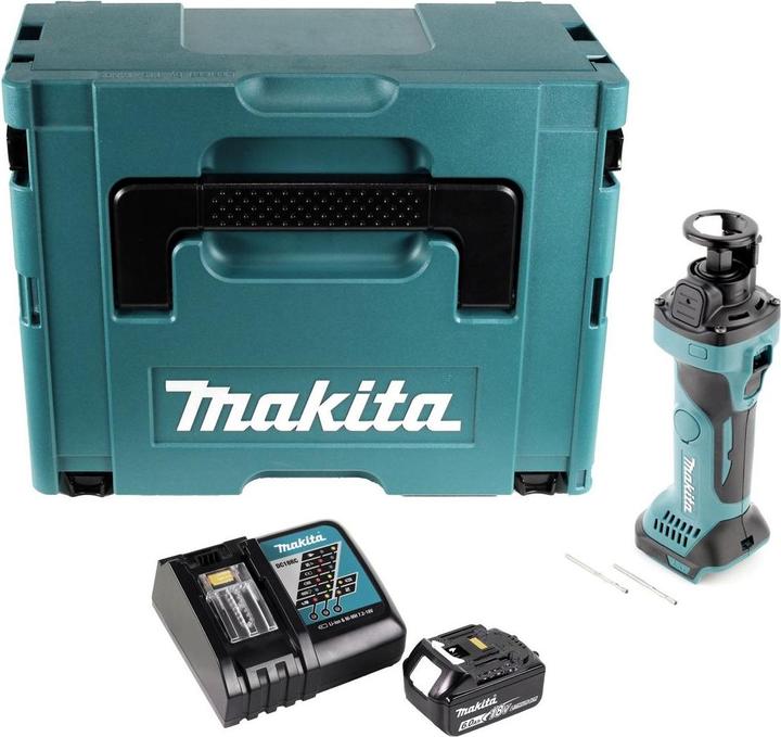 Produktbild Makita DCO 180 RG1J Akku Rotationsschneider 18 V 30.000 U/min + 1x Akku 6,0 Ah + Ladegerät + Makpac
