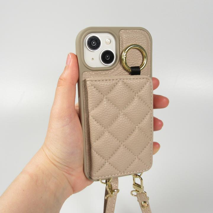 Actual product image PhoneLook Hülle Gepolstertes Leder mit Spiegel und Kartenfach grosse abnehmbare Riemen (Apple iPhone 15)