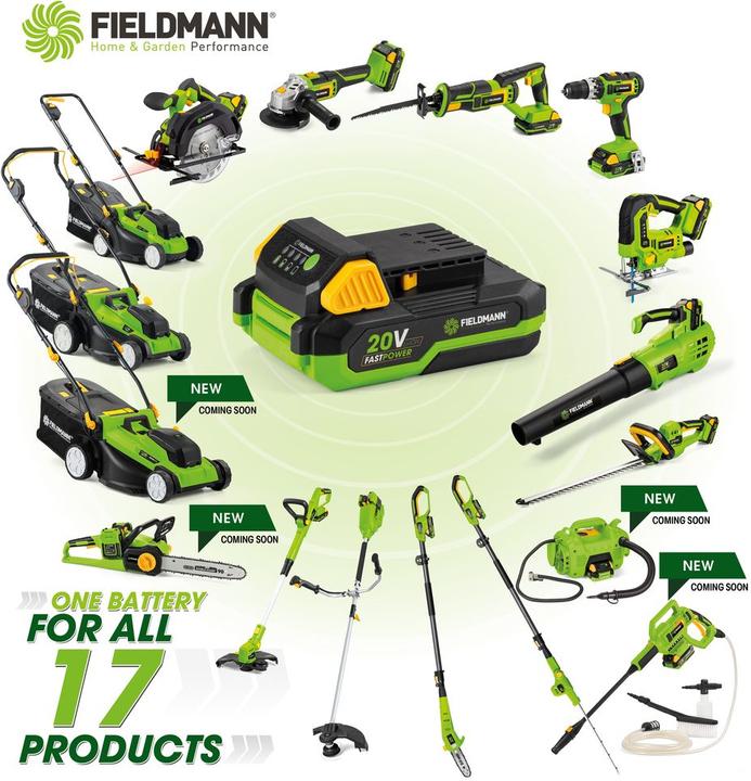 Produktbild Fieldmann cordless lawnmower FZS 70705-0 without battery and charger (Kunststoffmesser)