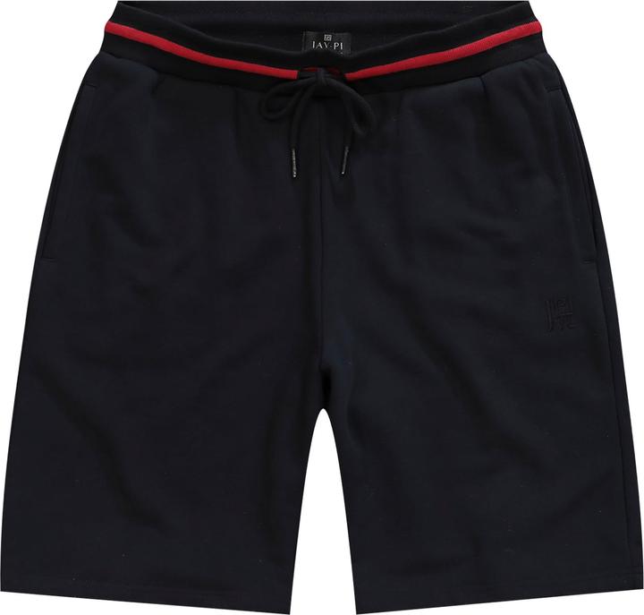 Immagine prodotto Jay-Pi Bermuda in felpa per i fan del calcio con bandiera tedesca sulla tasca posteriore e cintura elastica (7XL)