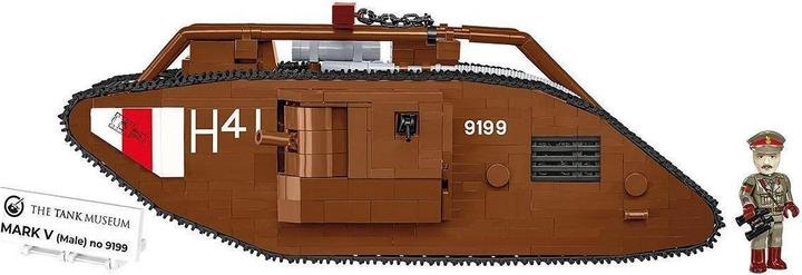 Actual product image Cobi - World War I - Mark V 848 pcs (Not For Sale In Hungary) /Toys