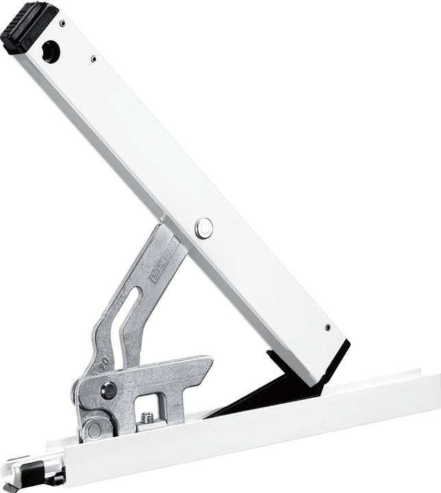 Geze OL90N zonder raambeugel met schaarlager en stanggeleider, wit