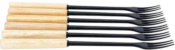 Produktbild Kadastar Käsefonduegabeln Protect Wood Black 6 Personen