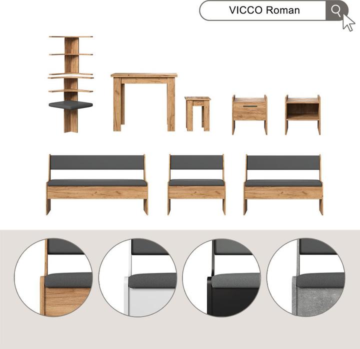 Actual product image Vicco Roman with table