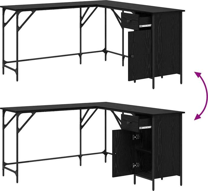 Immagine prodotto vidaXL Eck-Schreibtisch (141 x 141 x 75 cm)