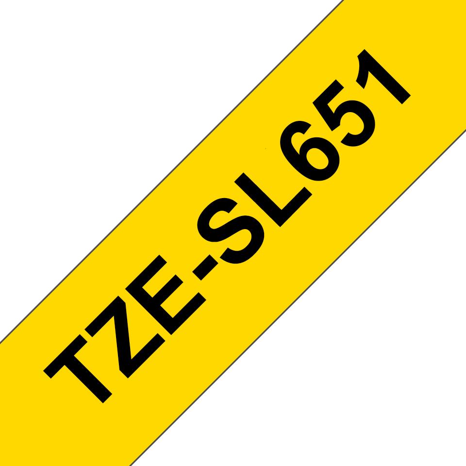 Brother, Beschriftungsband, TZe-SL651 (2.40 cm, Gelb)