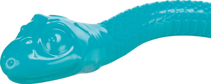 Actual product image Trixie Dog Toy Snack Snake, 59 cm, Petrol (Dog chew toy)
