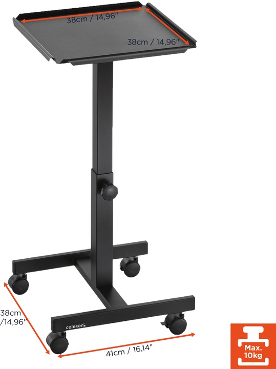 Actual product image Celexon PT1010B, Projection table black (Table)